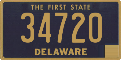 DE license plate 34720