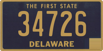 DE license plate 34726