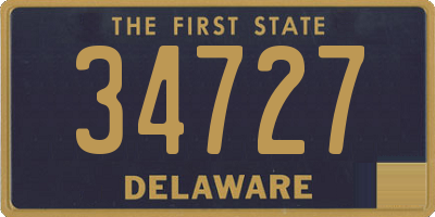 DE license plate 34727