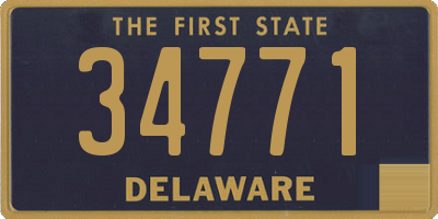 DE license plate 34771