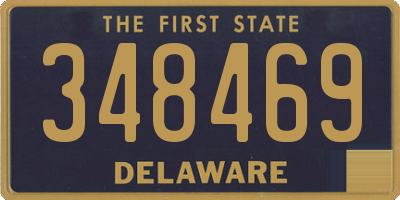 DE license plate 348469