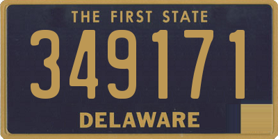 DE license plate 349171
