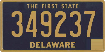 DE license plate 349237