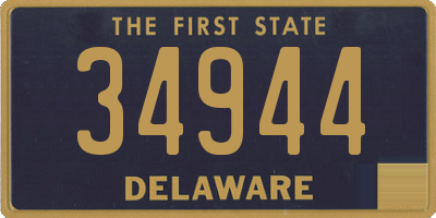 DE license plate 34944