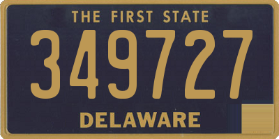 DE license plate 349727