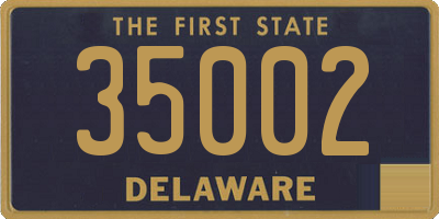 DE license plate 35002