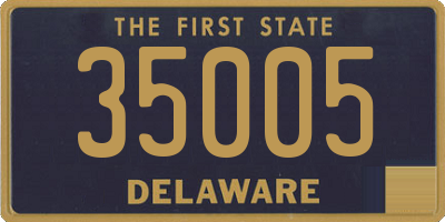 DE license plate 35005