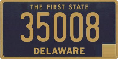 DE license plate 35008