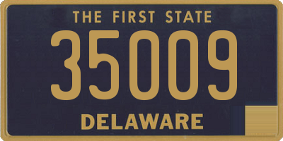 DE license plate 35009