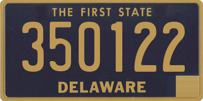 DE license plate 350122