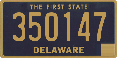 DE license plate 350147