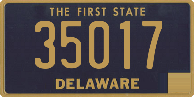 DE license plate 35017