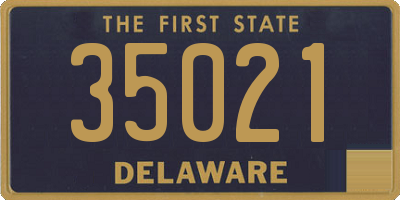 DE license plate 35021