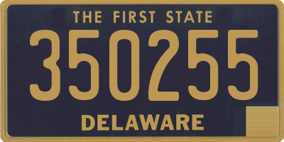 DE license plate 350255