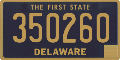 DE license plate 350260