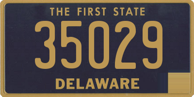 DE license plate 35029