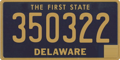 DE license plate 350322