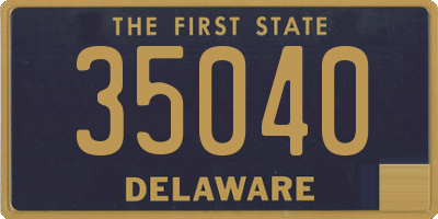 DE license plate 35040