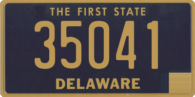 DE license plate 35041