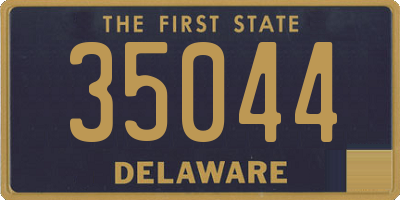 DE license plate 35044