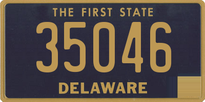 DE license plate 35046