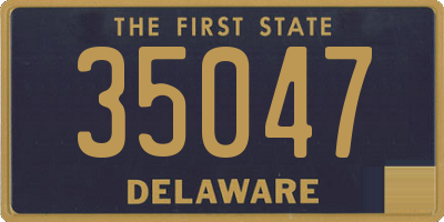 DE license plate 35047