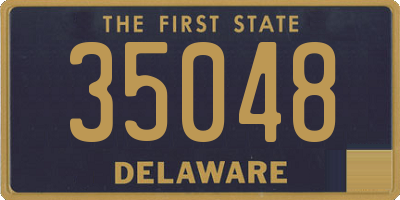 DE license plate 35048