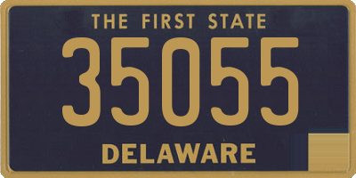 DE license plate 35055