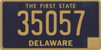 DE license plate 35057