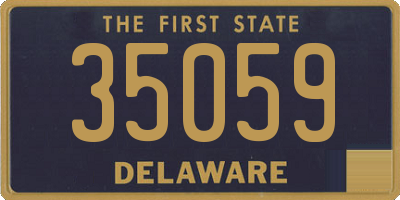 DE license plate 35059