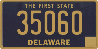 DE license plate 35060