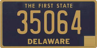 DE license plate 35064