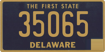 DE license plate 35065