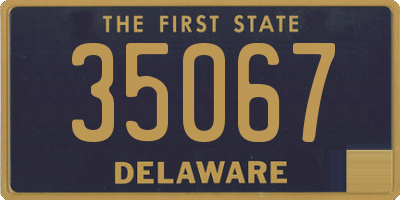 DE license plate 35067