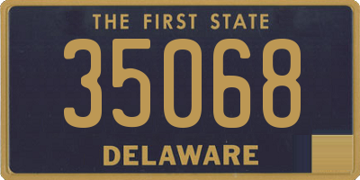 DE license plate 35068