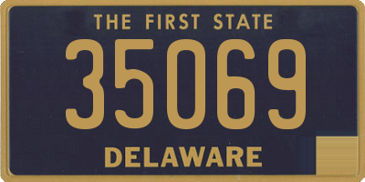 DE license plate 35069