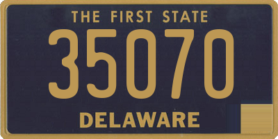 DE license plate 35070