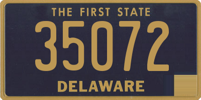 DE license plate 35072