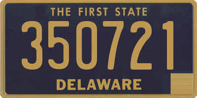 DE license plate 350721