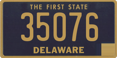 DE license plate 35076