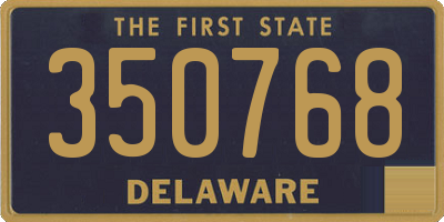 DE license plate 350768