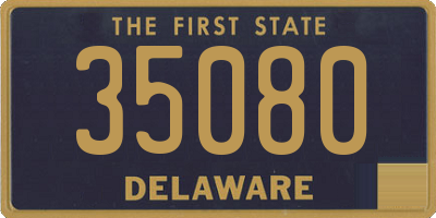 DE license plate 35080