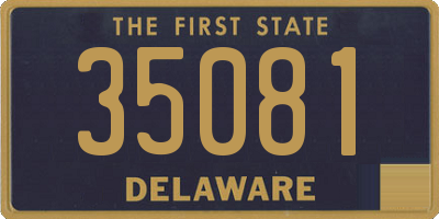 DE license plate 35081