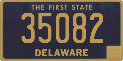 DE license plate 35082