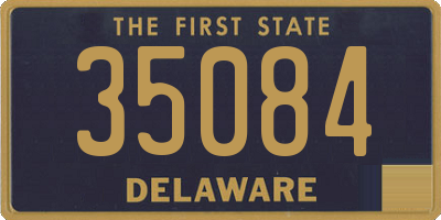 DE license plate 35084