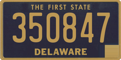 DE license plate 350847