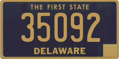 DE license plate 35092