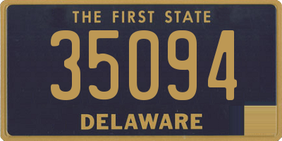 DE license plate 35094