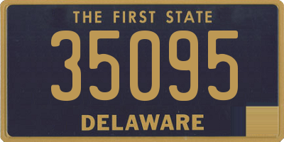 DE license plate 35095