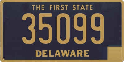 DE license plate 35099